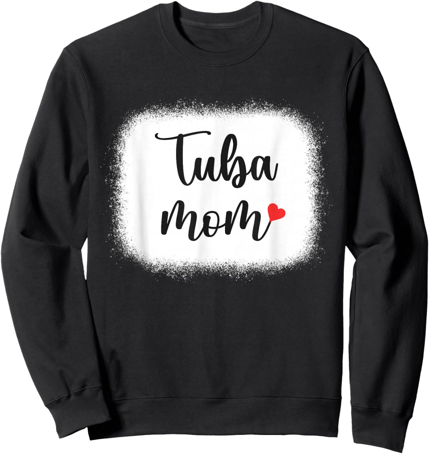 Tuba Mom Funny Tuba Player Gift Brass Music Marching Band Sweatshirt - Sweatshirt | Black