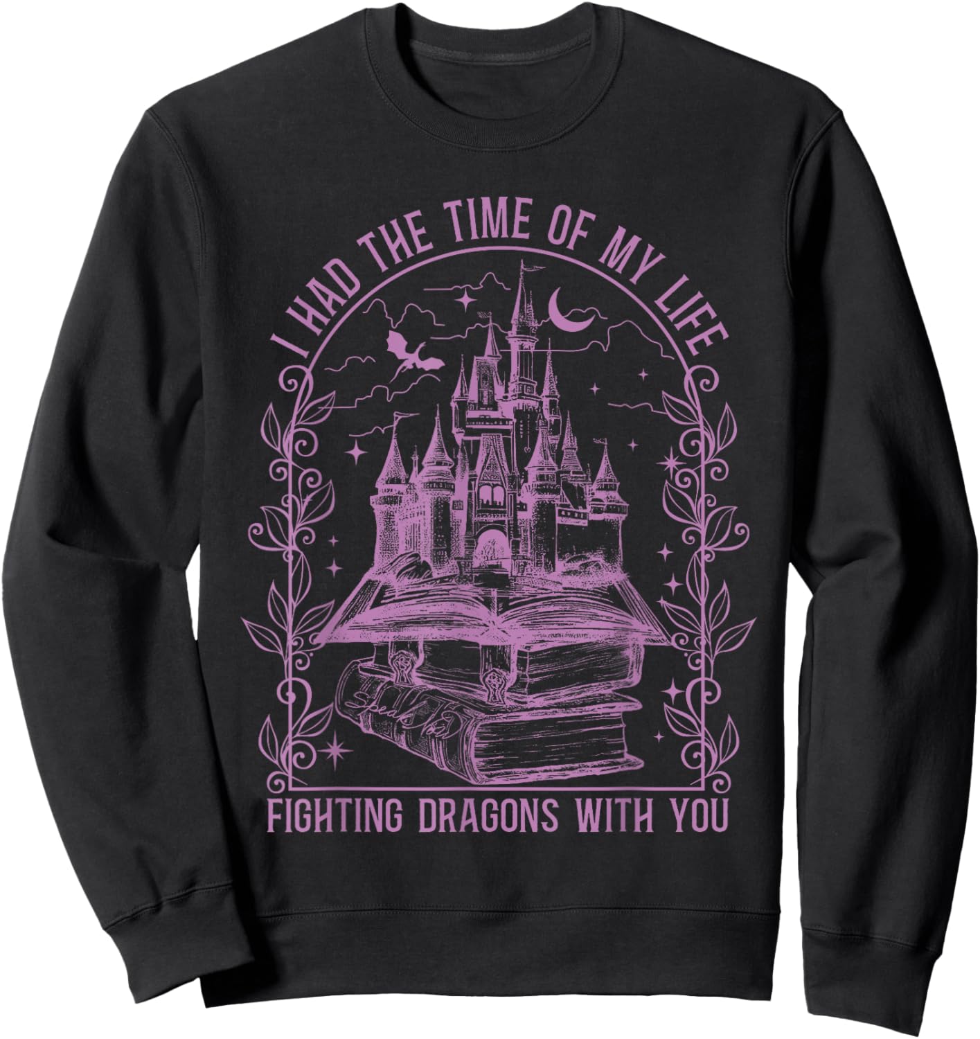 I Had The Time Of My Life Fighting Dragons With You Retro Sweatshirt - Sweatshirt | Black