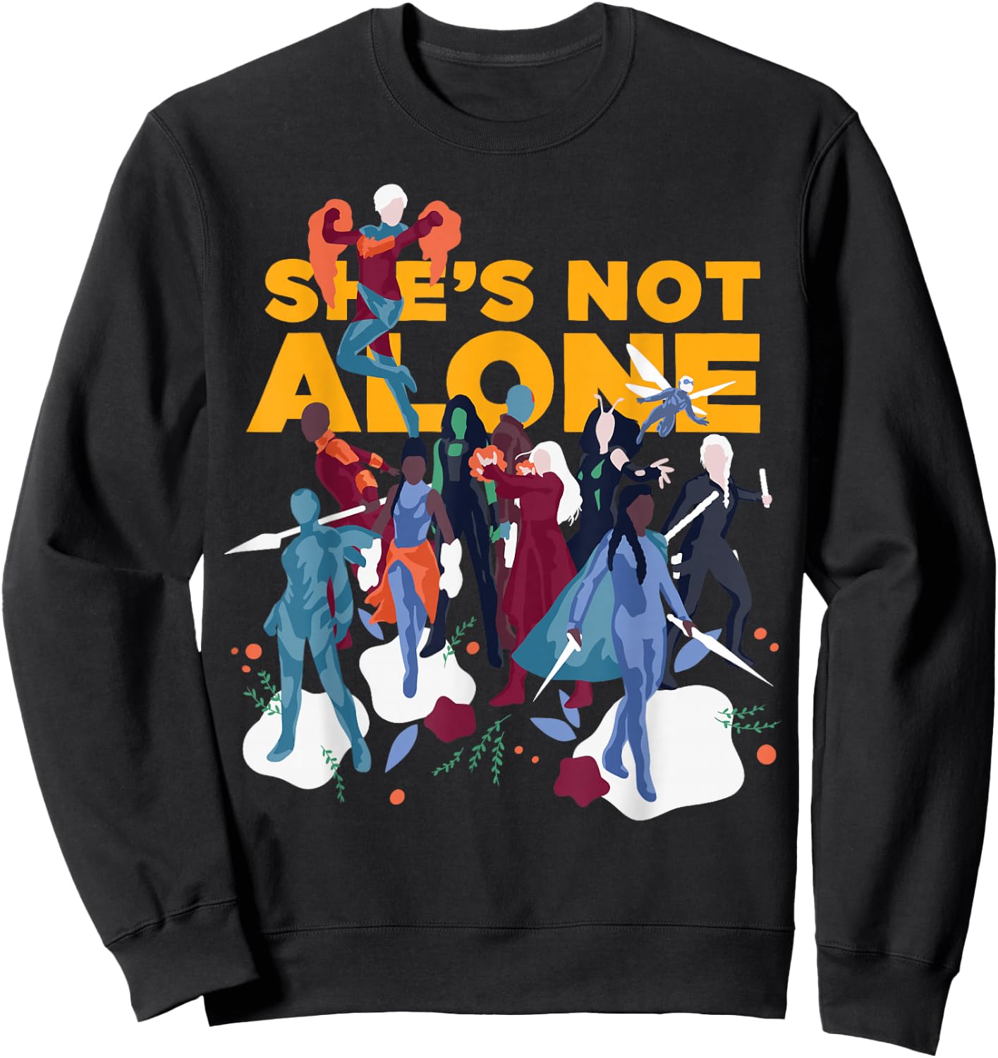 Marvel Avengers: Endgame She's Not Alone Sweatshirt - Sweatshirt | Black