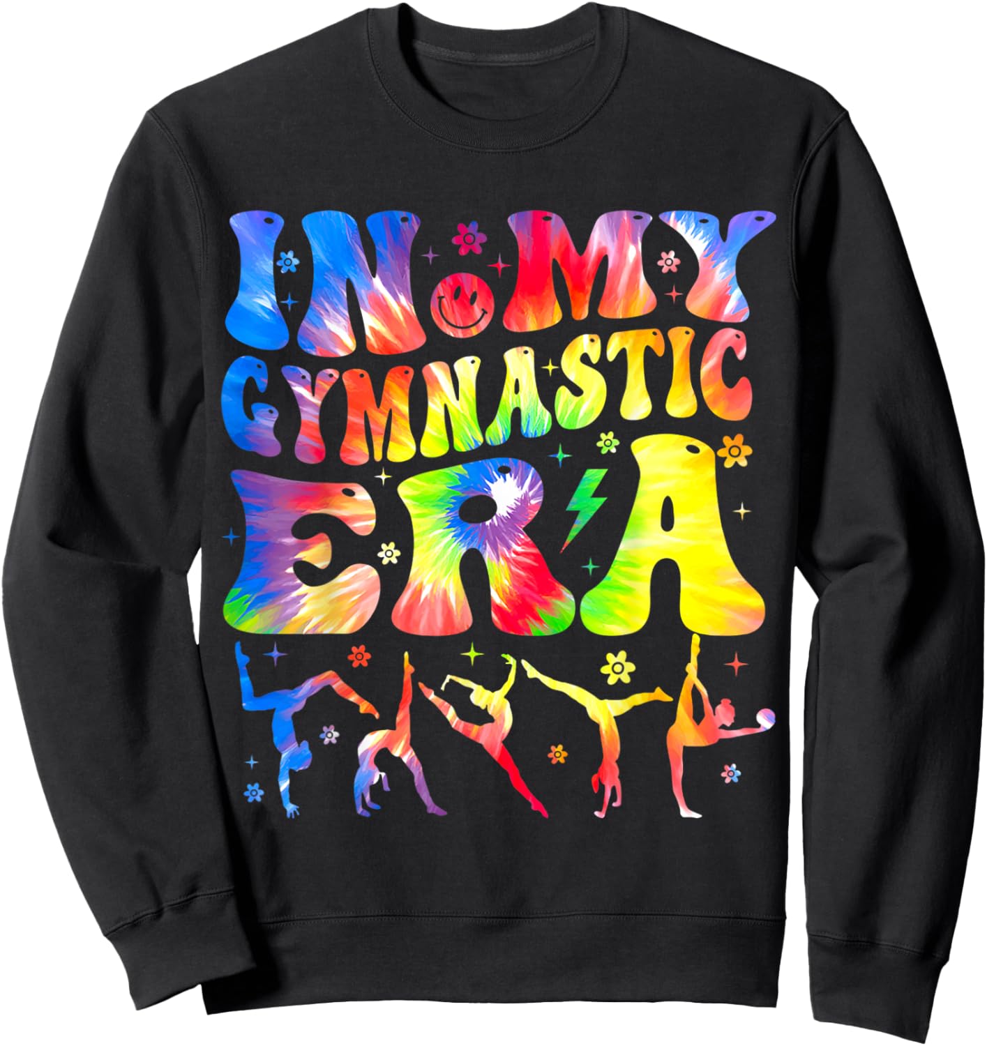Trendy In My Gymnastics Era Funny Gymnast Gymnastic Sweatshirt - Sweatshirt | Black