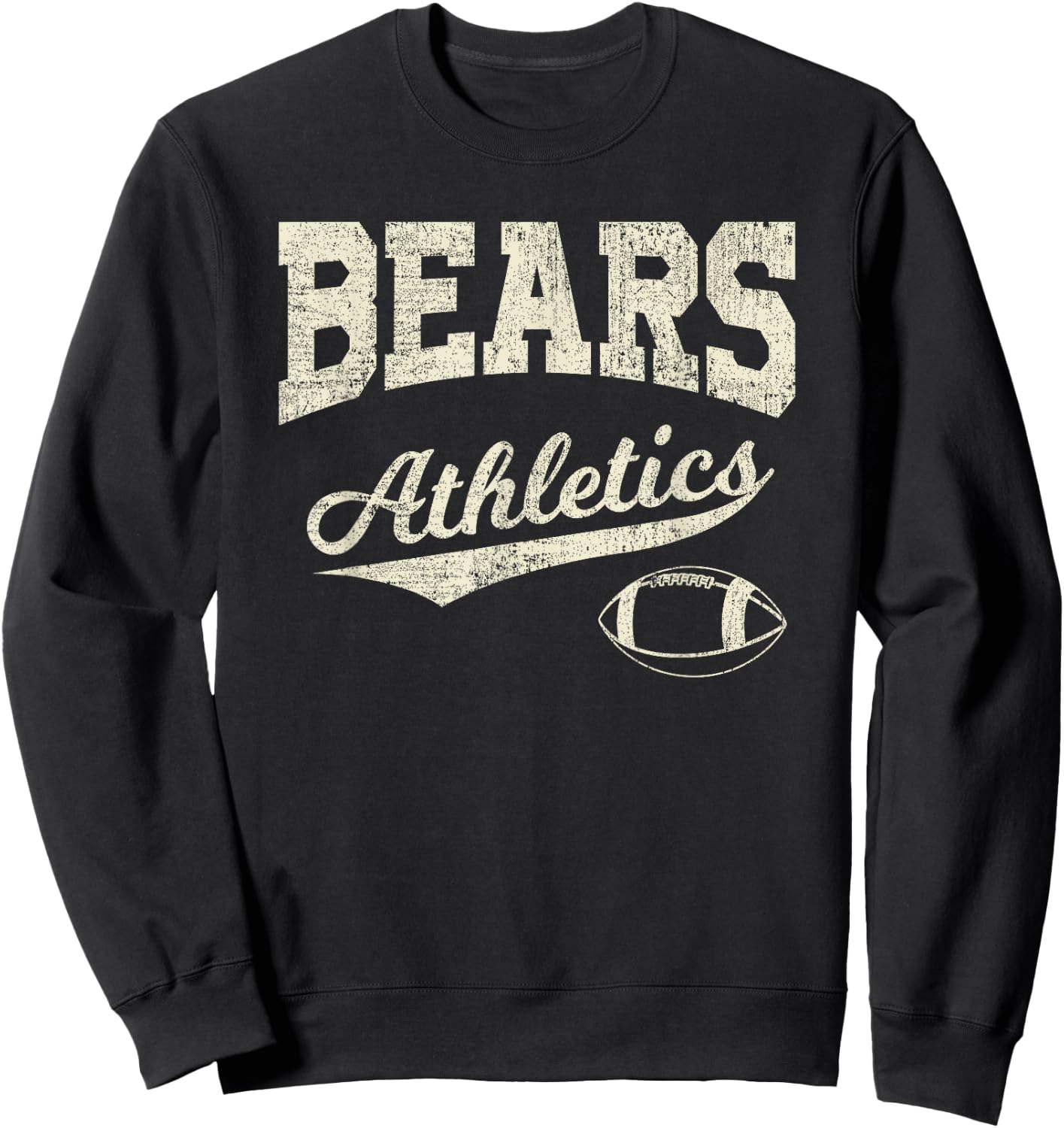 Spirit Wear, Bears, High School Football Athletics Sweatshirt - Sweatshirt | Black