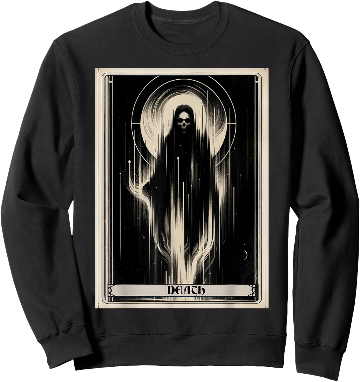 Tarot Card Death Sweatshirt - Sweatshirt | Black