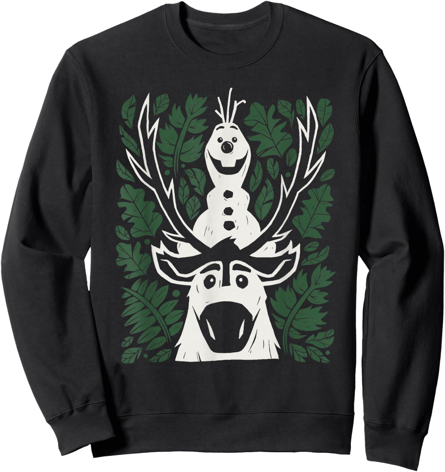 Disney Frozen 2 Sven and Olaf Sweatshirt - Sweatshirt | Black