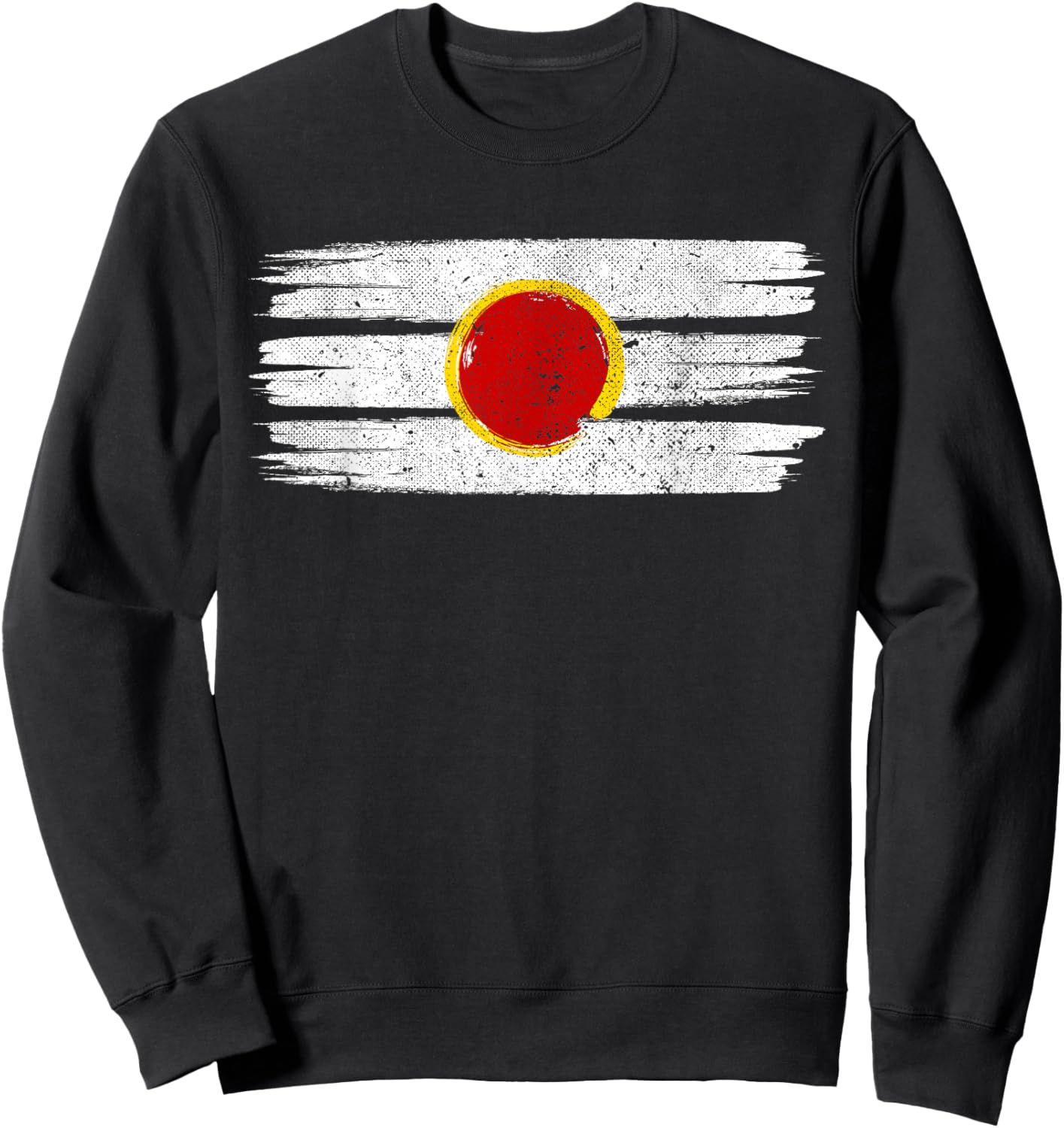 Tripundra Lord Shiva Circle Hindu Third Three Lines Eye Sweatshirt - Sweatshirt | Black
