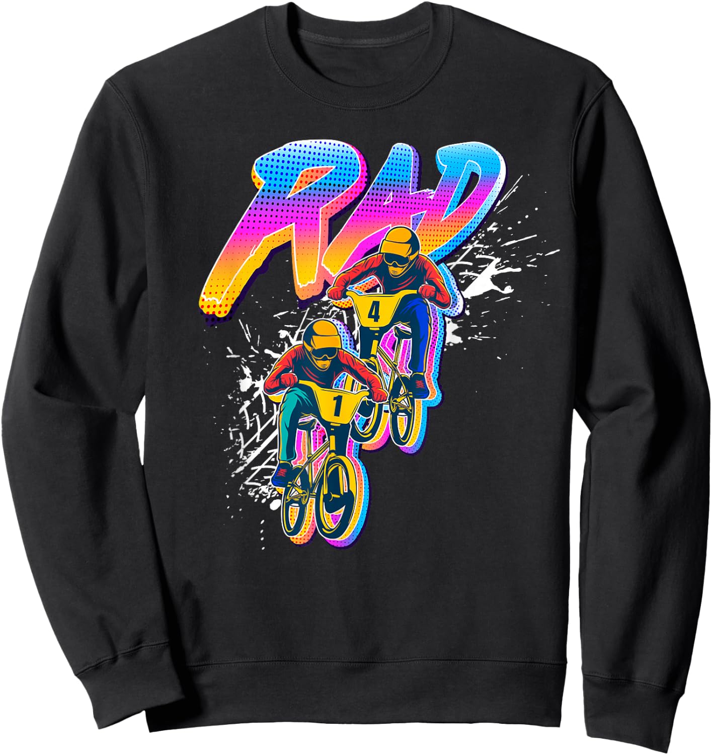 Rad BMX 80s Sweatshirt - Sweatshirt | Black