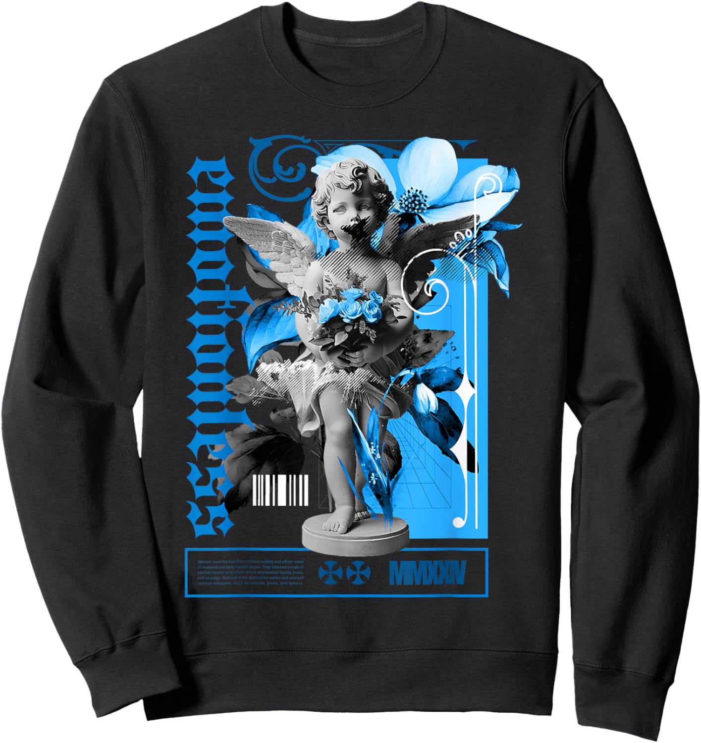 Emotionless Military Blue 4s Matching Women Sweatshirt - Sweatshirt | Black