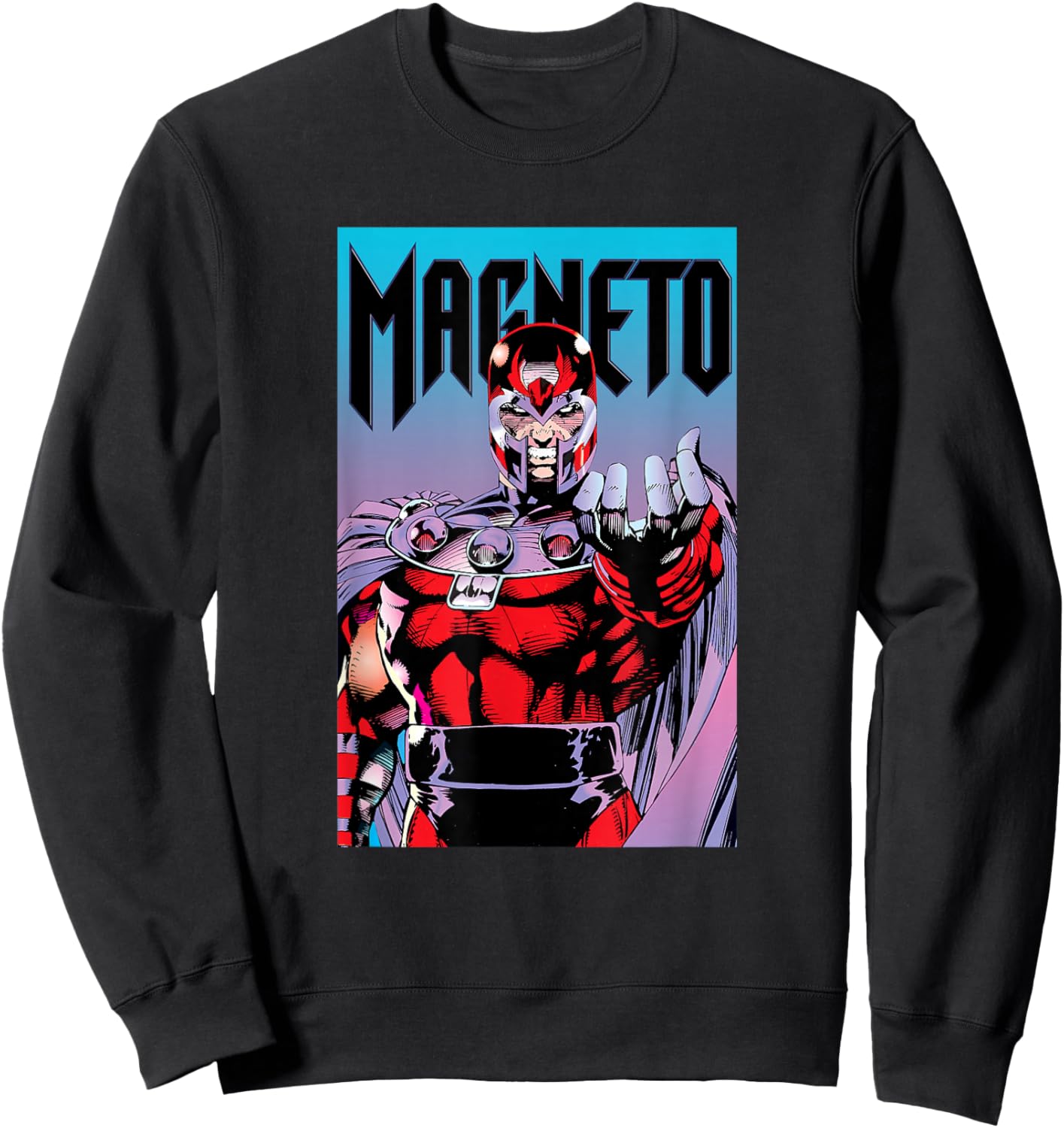 Marvel X-Men Magneto Powerful Pose Epic Poster Sweatshirt - Sweatshirt | Black