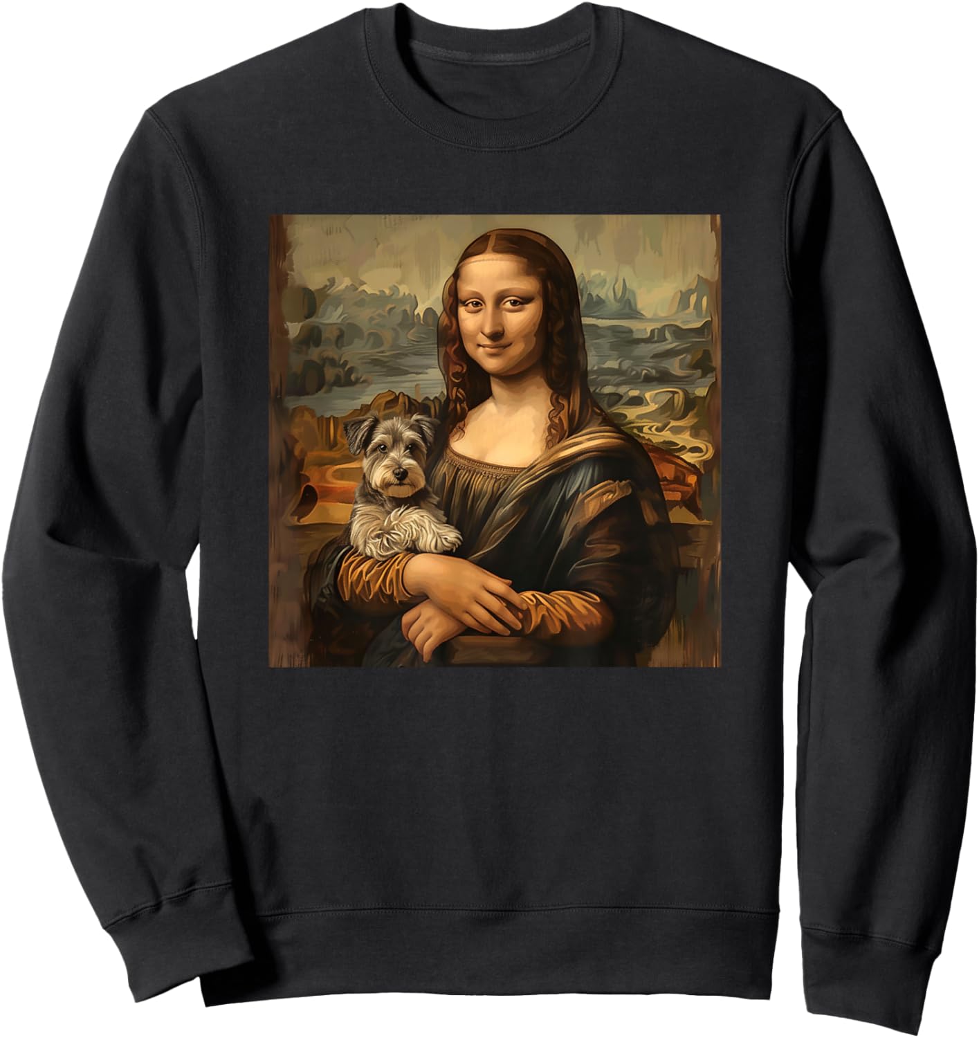 Miniature Schnauzer Shirt Mini Schnauzers Sweatshirt - Sweatshirt | Black