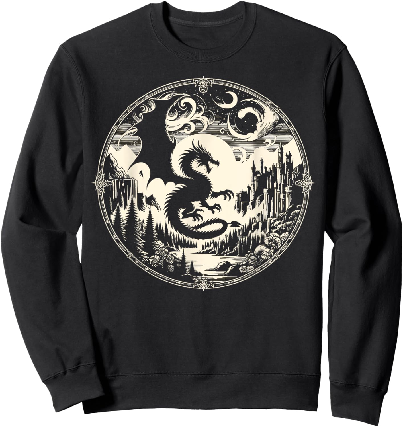 Role Playing Game RPG D20 Tabletop Funny RPG Gamer Sweatshirt - Sweatshirt | Black