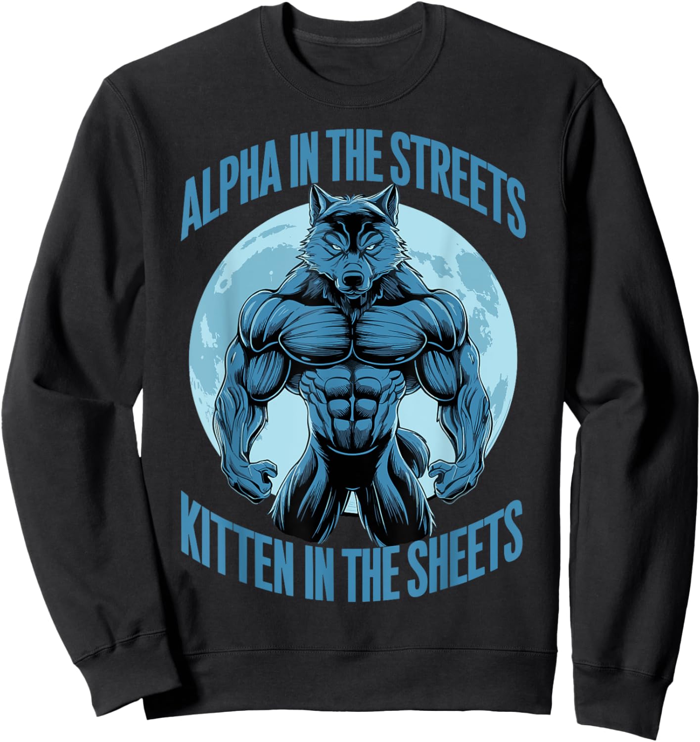 Alpha In The Streets Kitten In The Sheets Sweatshirt - Sweatshirt | Black