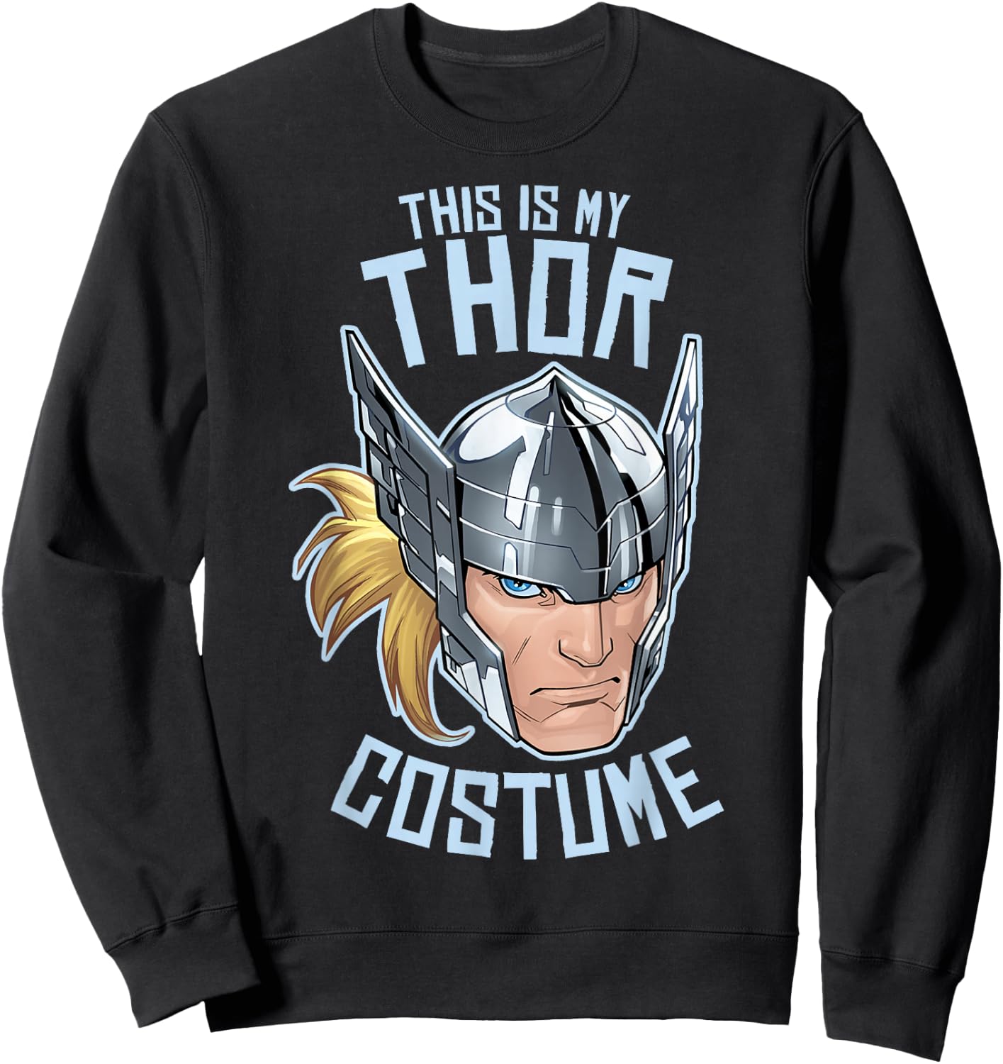 Marvel Thor This Is My Costume Halloween Sweatshirt - Sweatshirt | Black