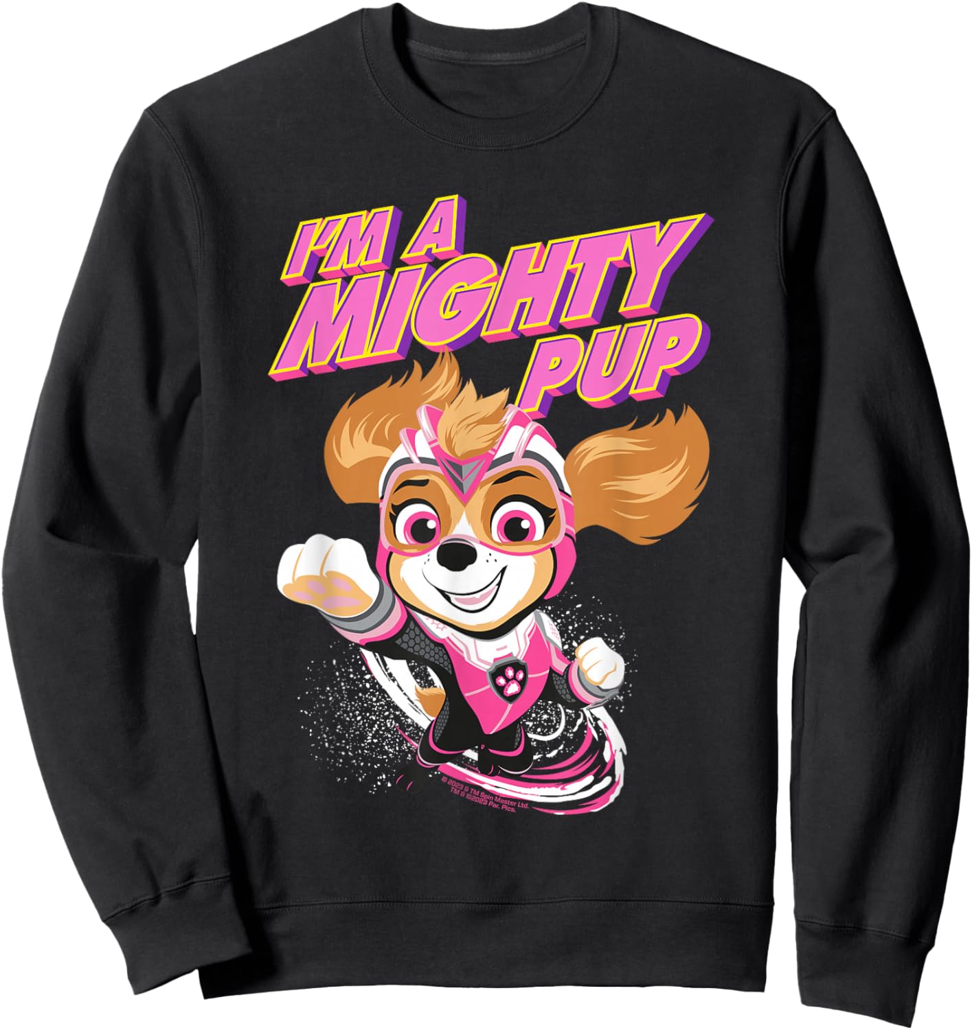 PAW Patrol: The Mighty Movie Skye is A Mighty Pup Sweatshirt - Sweatshirt | Black