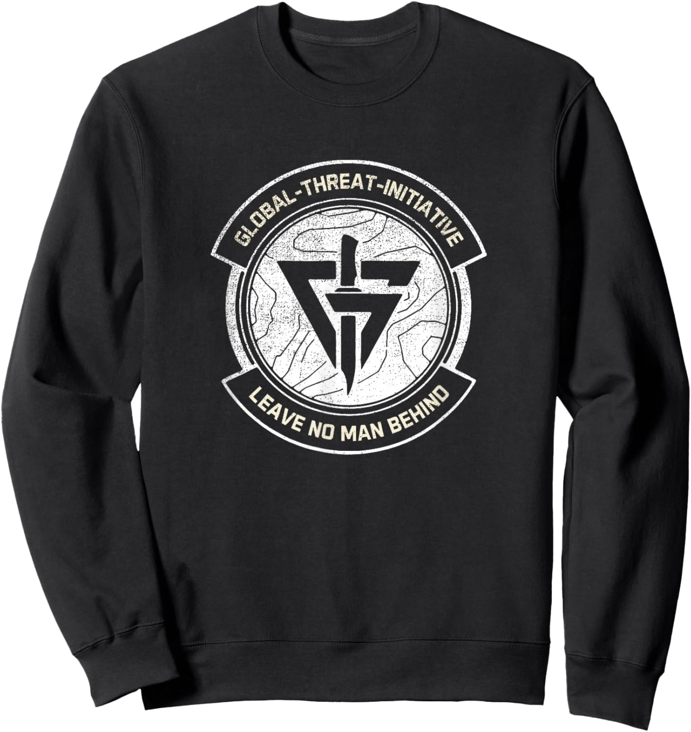 GTI Global Threat Initiative Force Badge Delta Game Sweatshirt - Sweatshirt | Black