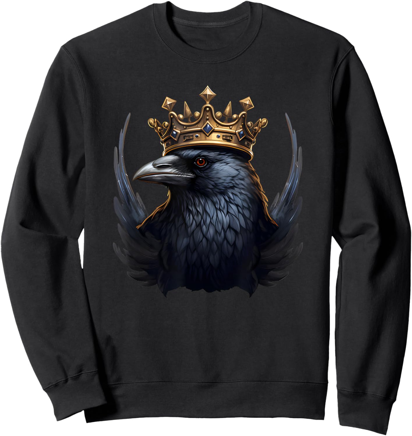 Royalcore - royal raven Sweatshirt - Sweatshirt | Black