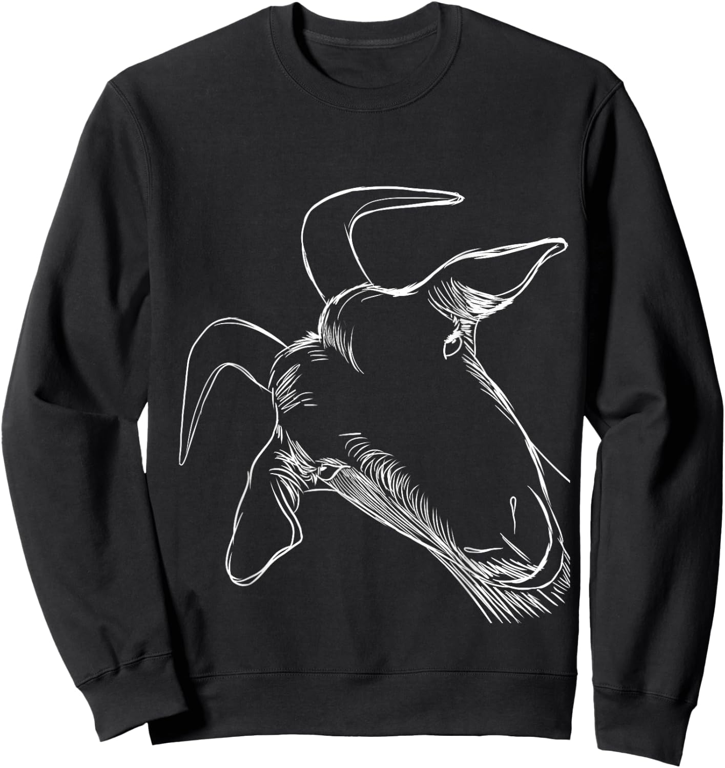 Funny Goat Sweatshirt - Sweatshirt | Black