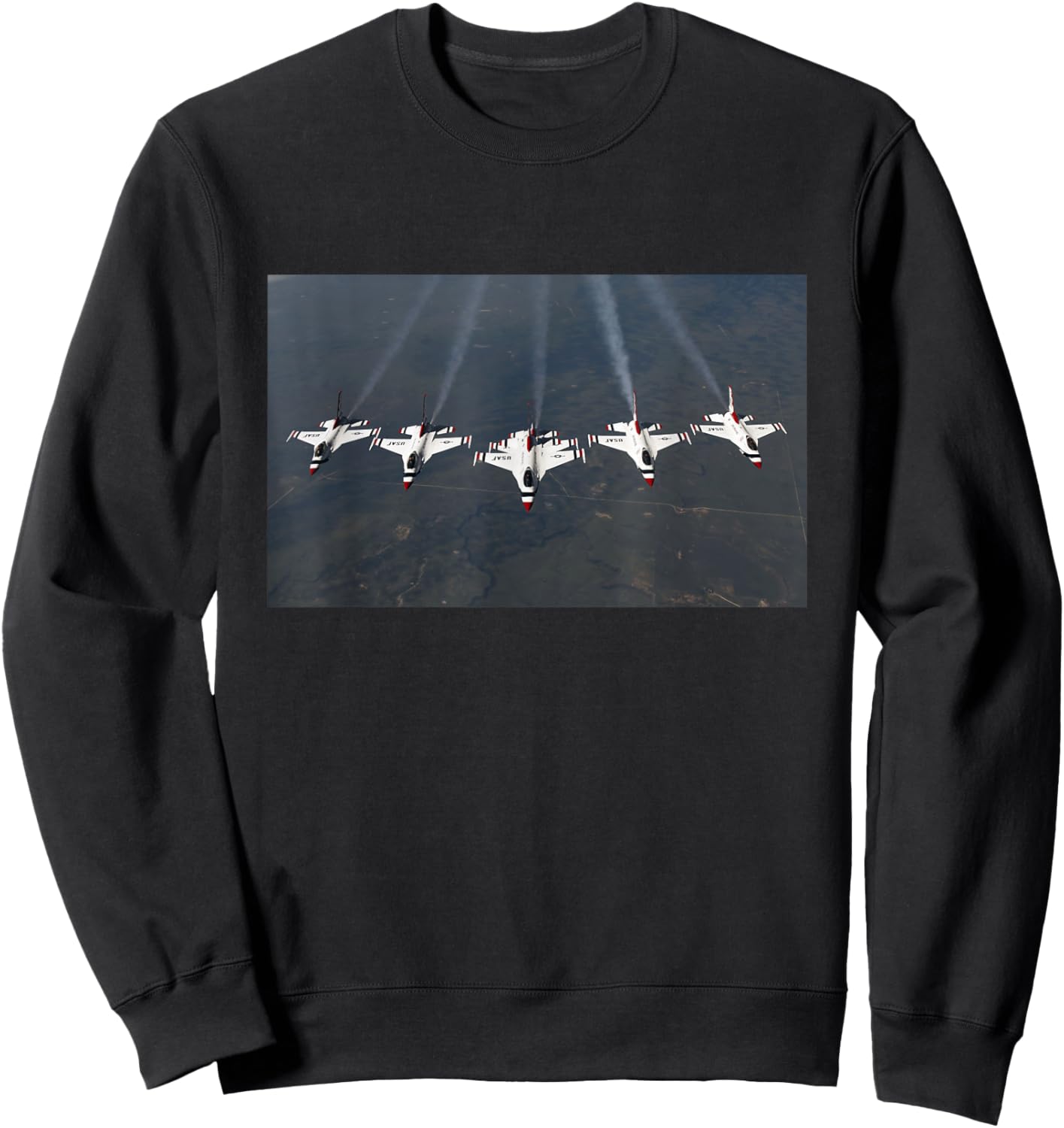 Thunderbirds Tbirds 57th Wing , Small, Black Sweatshirt - Sweatshirt | Black