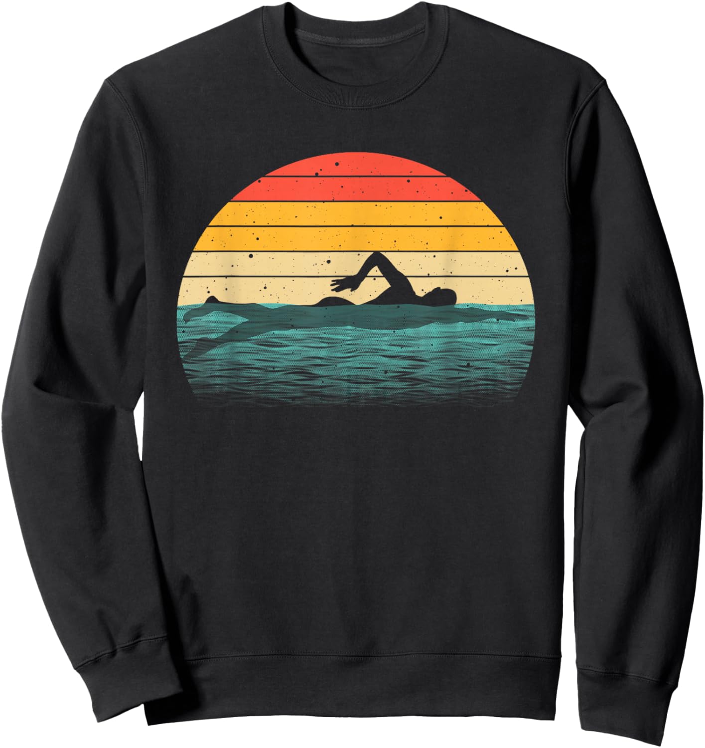 Swimming Gift Women Boys Girls Swimmer Swim Coach Sweatshirt - Sweatshirt | Black