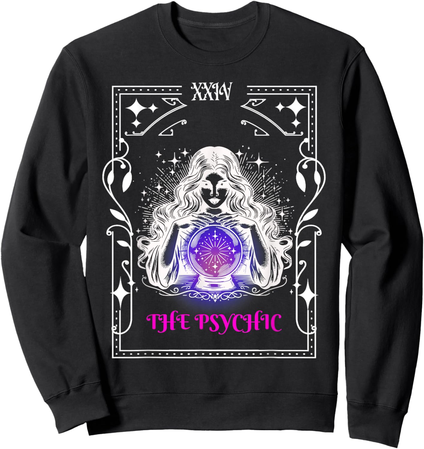 The Psychic Reader Gypsy Women Tarot Ball Reader Sweatshirt - Sweatshirt | Black