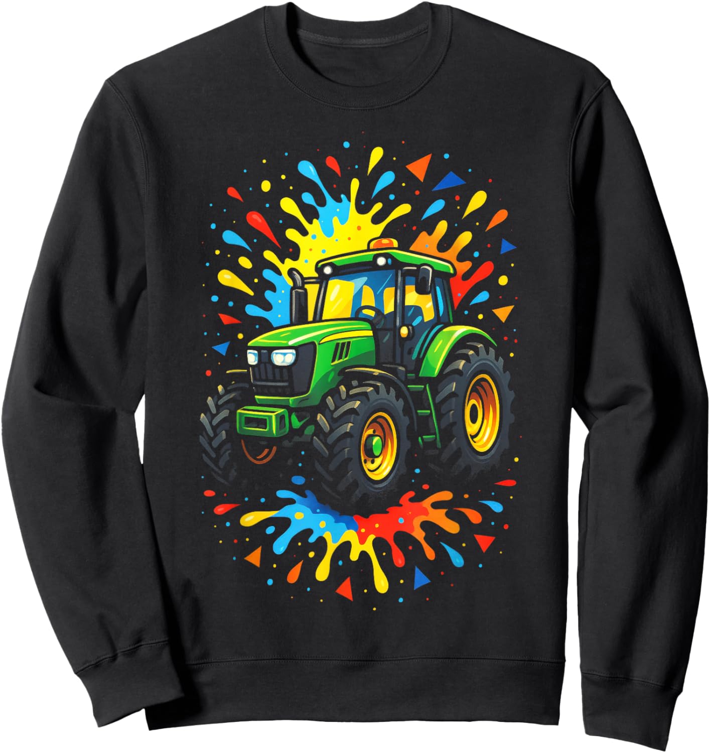 Dorfkind Dorfkinder Traktor Traktoren Trecker Sweatshirt - Sweatshirt | Black