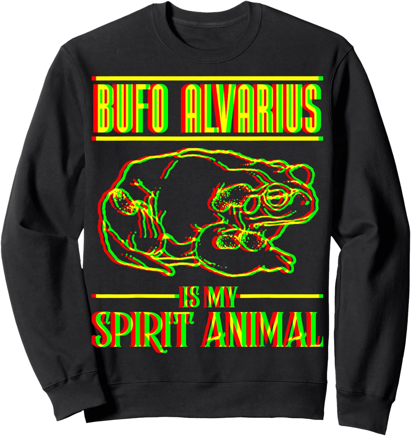 Bufo Alvarius Toad Is My Spirit Animal Shirt Sweatshirt - Sweatshirt | Black