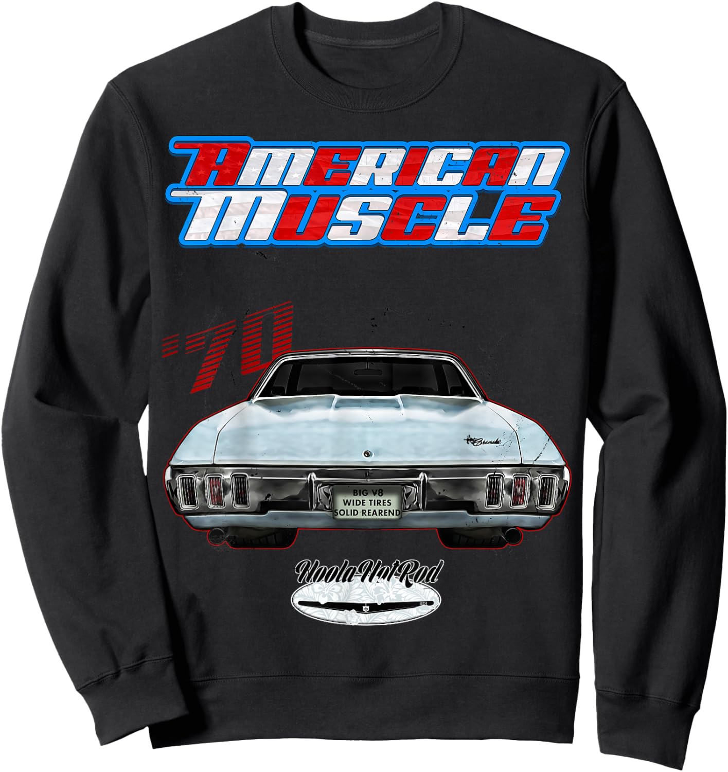 1970,70,HotRod,Impala,Biscayne,Del Ray,DelRay,Muscle Car,USA Sweatshirt - Sweatshirt | Black