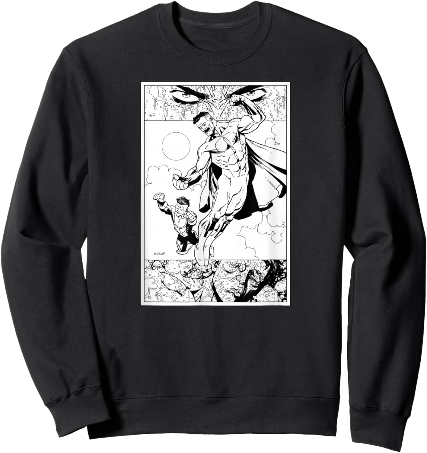 Invincible Omni-Man & Mark Sweatshirt - Sweatshirt | Black