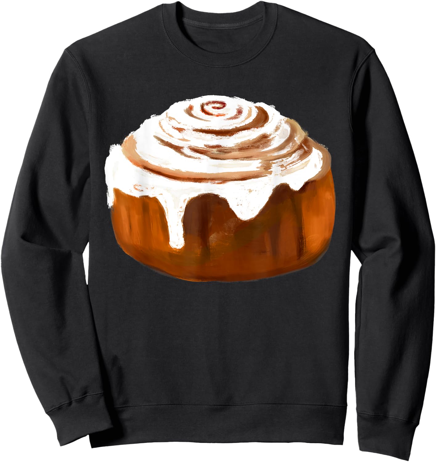 Cinnamon Roll Costume Halloween Bread Cosplay Food Costume Sweatshirt - Sweatshirt | Black