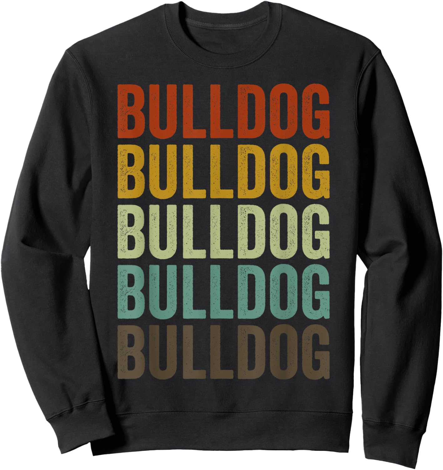 Bulldog Retro Sweatshirt - Sweatshirt | Black