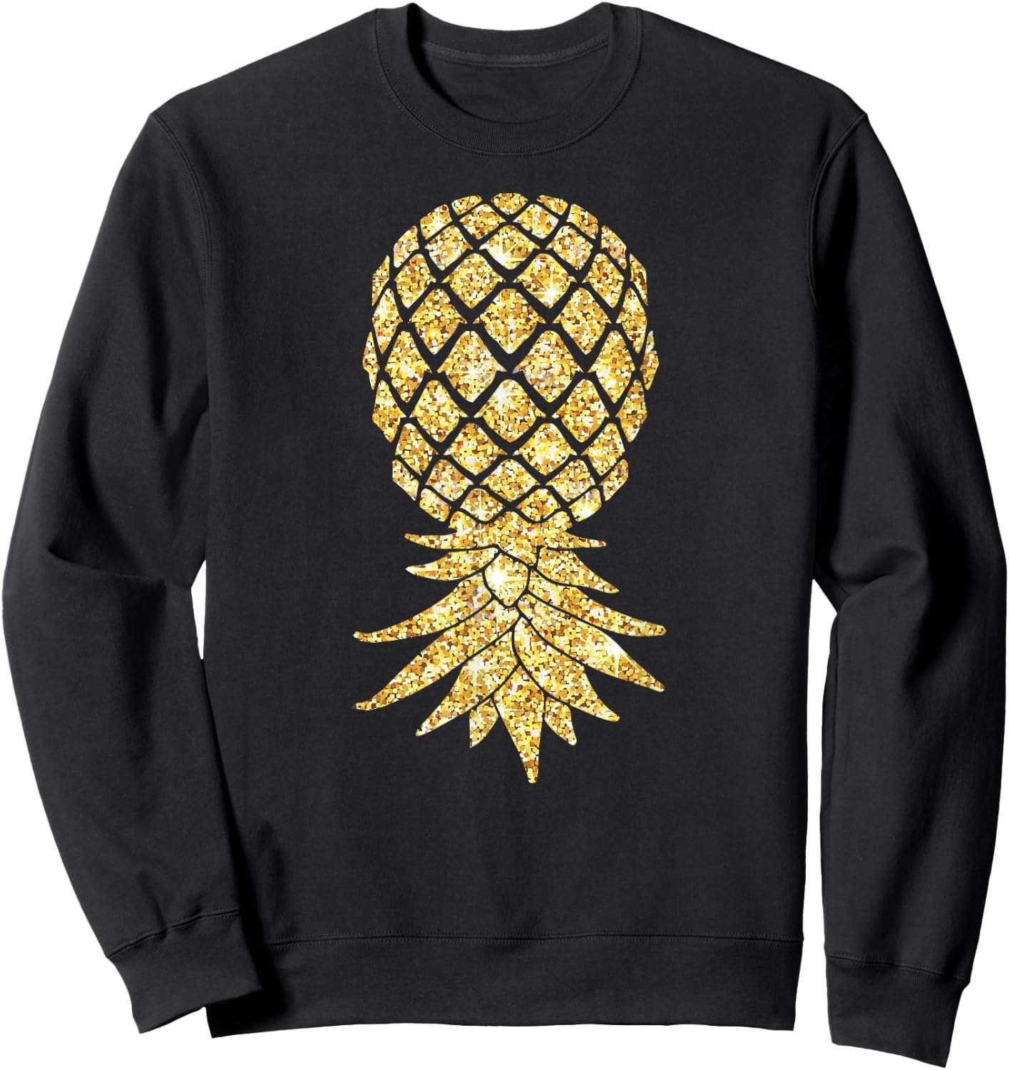 Swingers Upside Down Pineapple Image Swinger Party Sweatshirt - Sweatshirt | Black