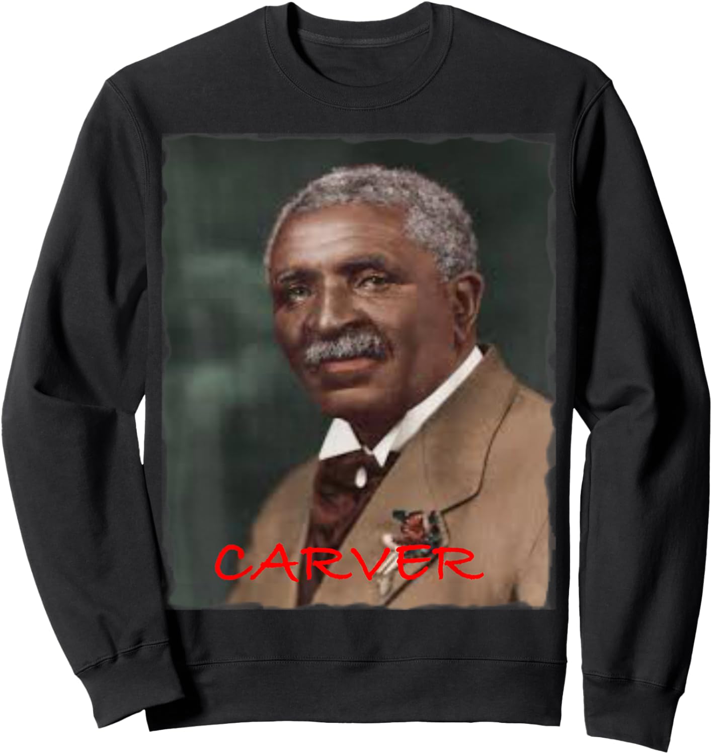 George Washington Carver , Small, Black Sweatshirt - Sweatshirt | Black