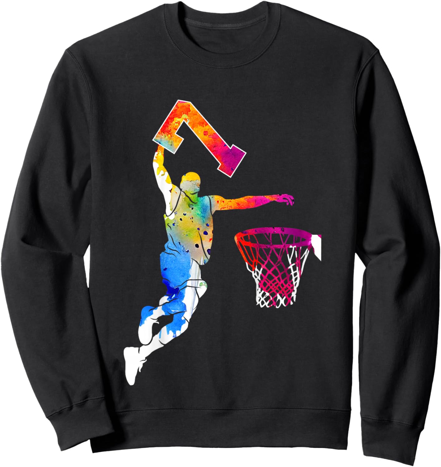 7 Jahre Basketball 7. Geburtstag Sweatshirt - Sweatshirt | Black