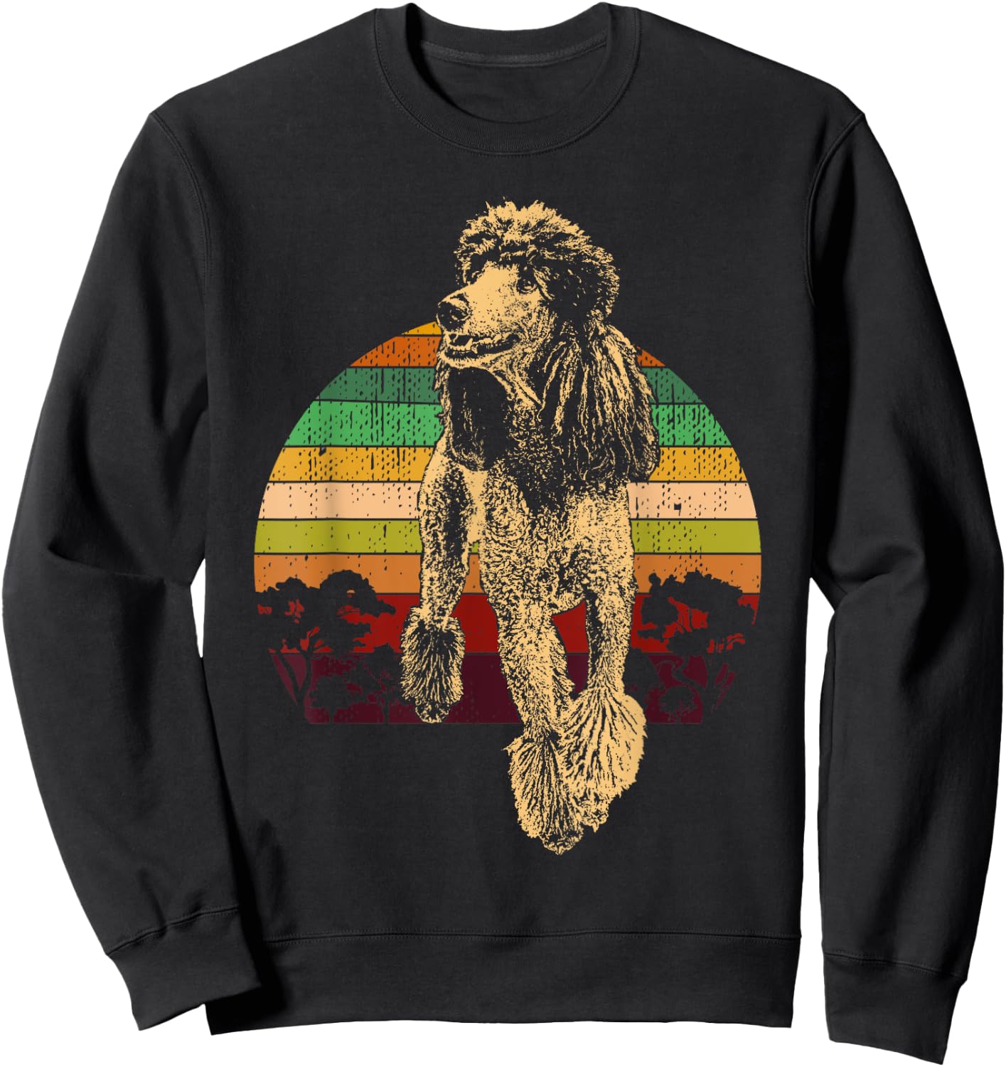 Poodle Standard Miniature & Toy Poodle Dog Women Kids Sweatshirt - Sweatshirt | Black