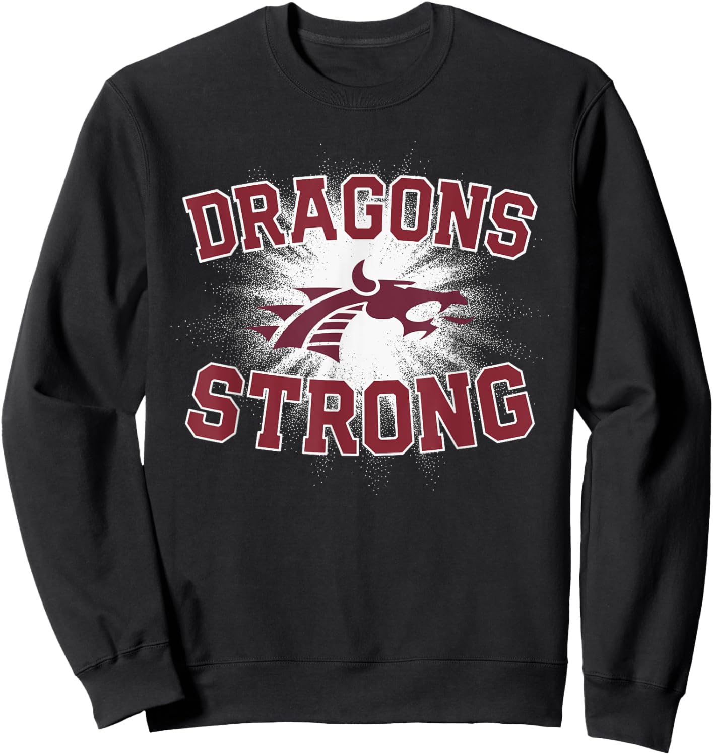 Collierville Dragons Logo Strong Flag HS Sweatshirt - Sweatshirt | Black