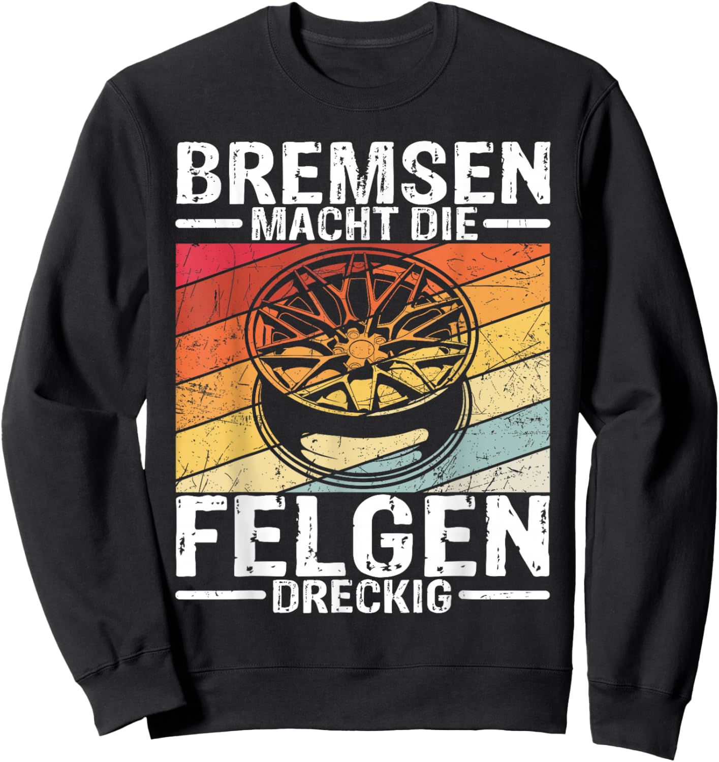 Auto Autosport Bremsen Tuning Fan KFZ Motorsport Geschenk Sweatshirt - Sweatshirt | Black