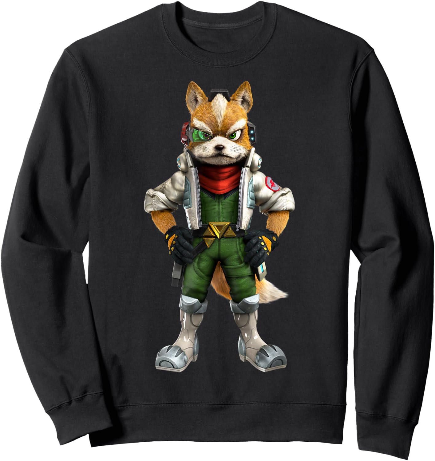 Star Fox Fox McCloud 3D Poster Sweatshirt - Sweatshirt | Black