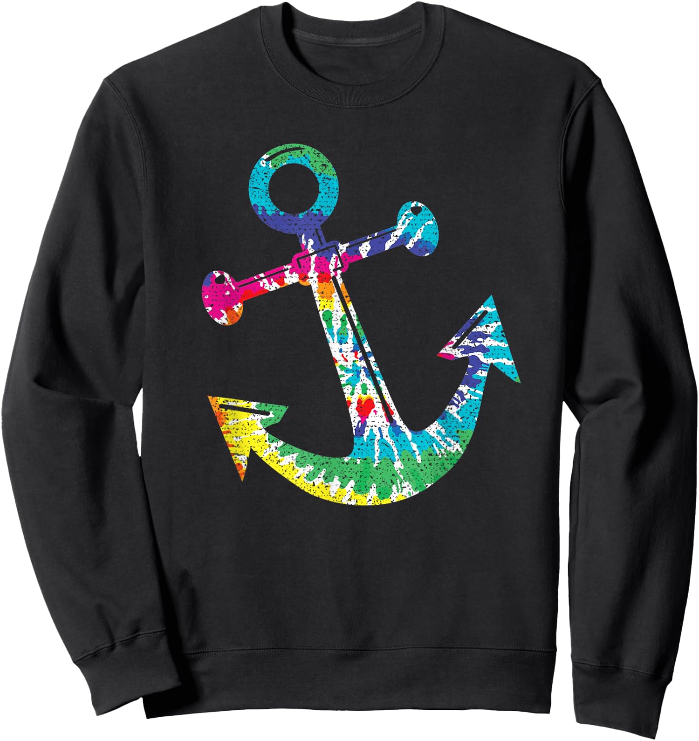 Anchor tie-dye Sweatshirt - Sweatshirt | Black