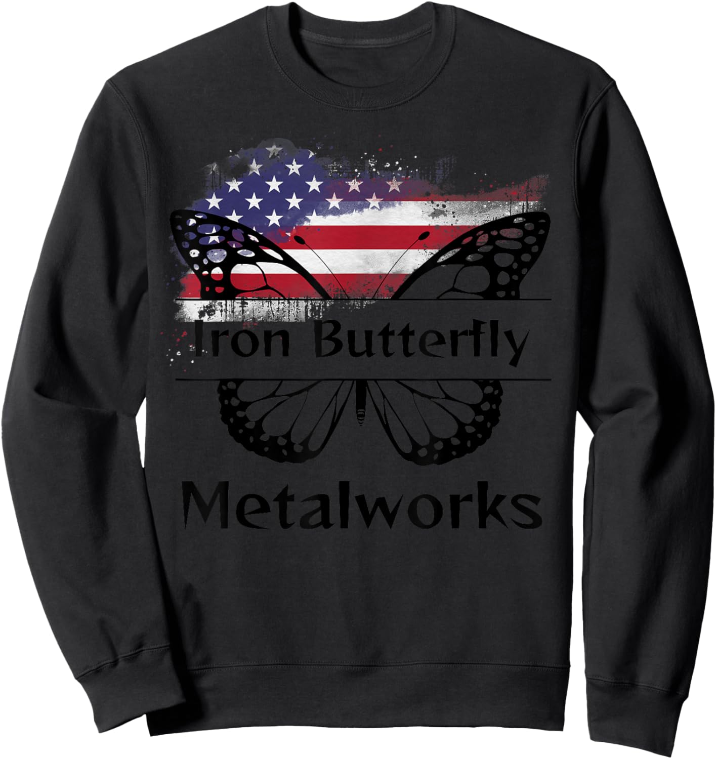 Iron Butterfly Metalworks Sweatshirt - Sweatshirt | Black