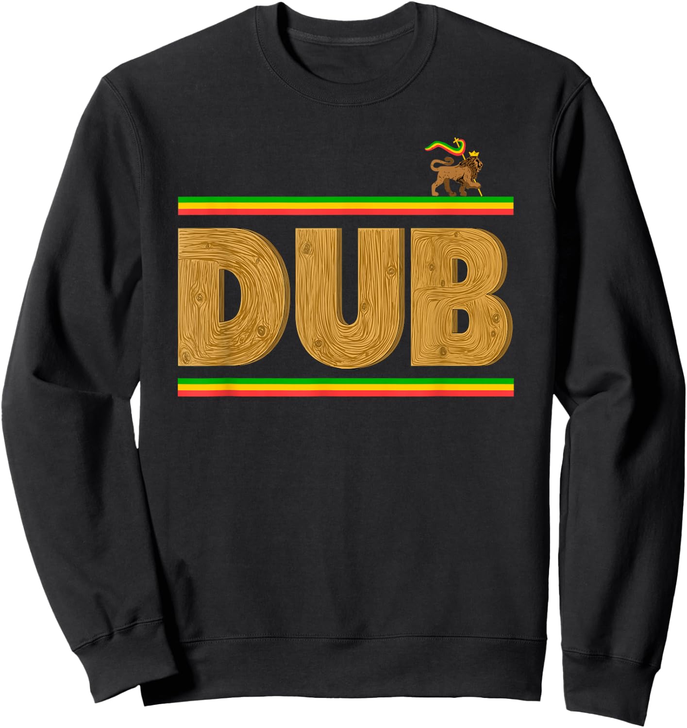 Wooden Dub Reggae for Children and Adults Sweatshirt - Sweatshirt | Black