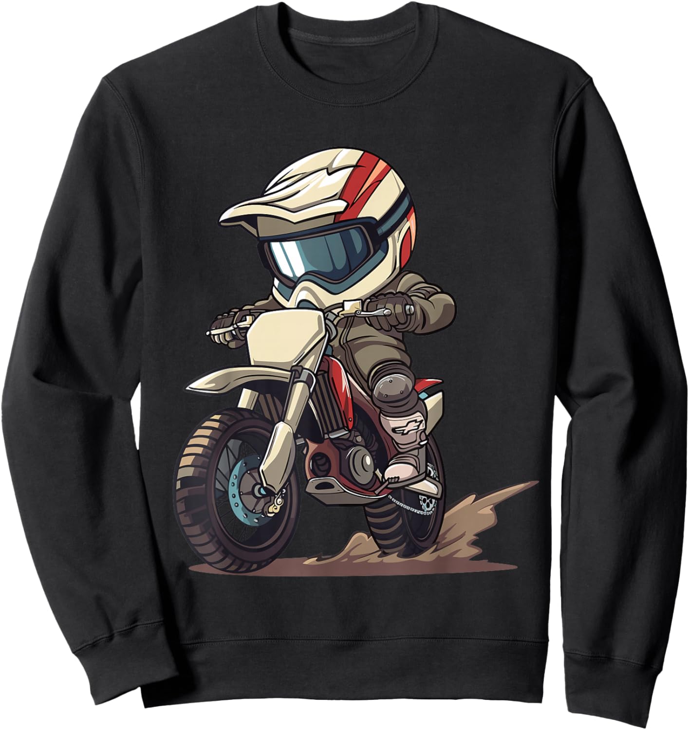 Kids Dirt Bike Sweatshirt - Sweatshirt | Black