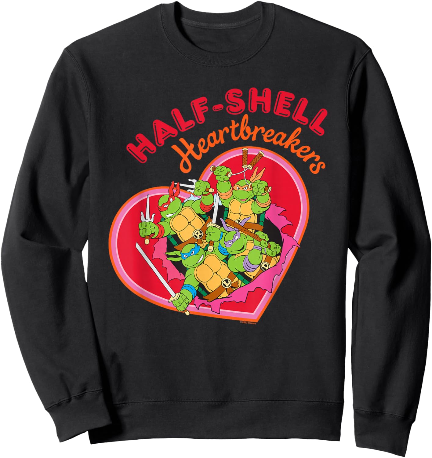 Teenage Mutant Ninja Turtles Valentine's Heartbreakers Sweatshirt - Sweatshirt | Black