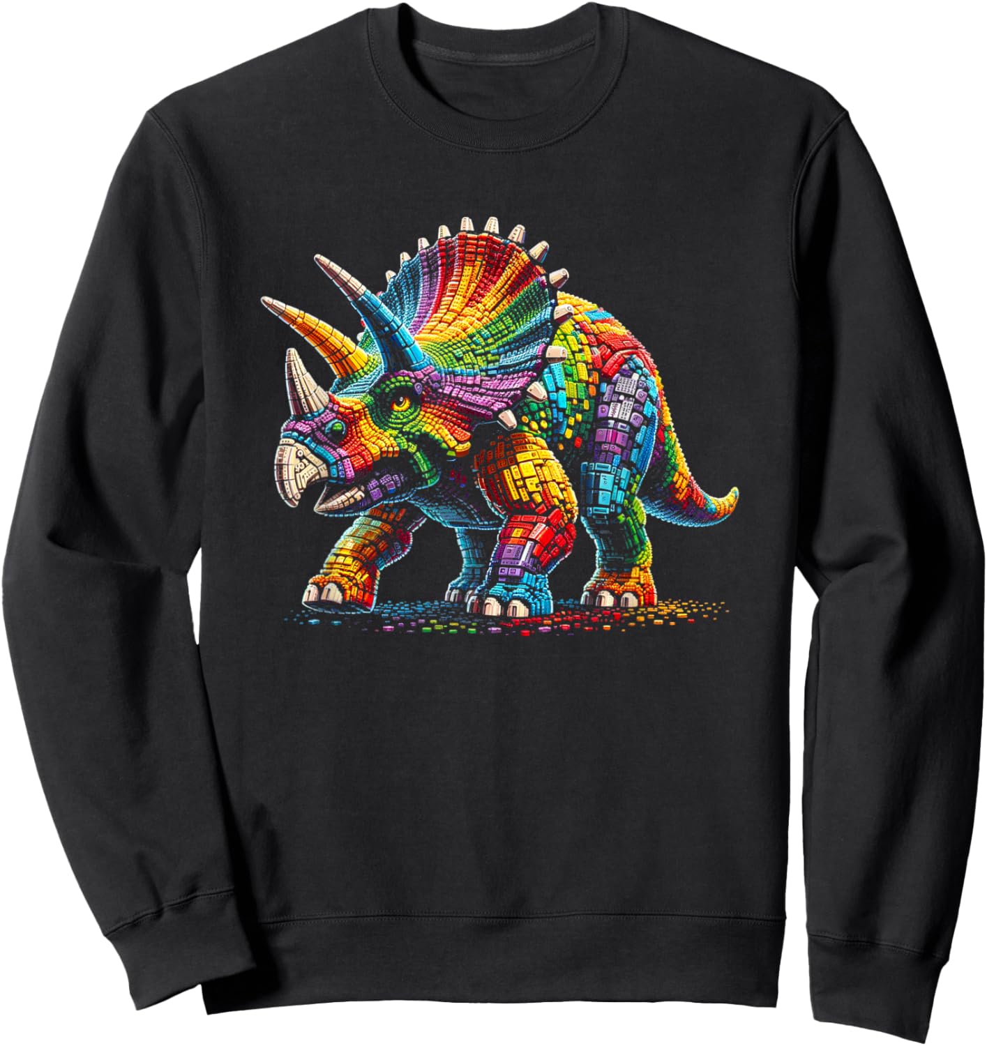 Master Builder Dinosaur Bricks Blocks Building Sweatshirt - Sweatshirt | Black