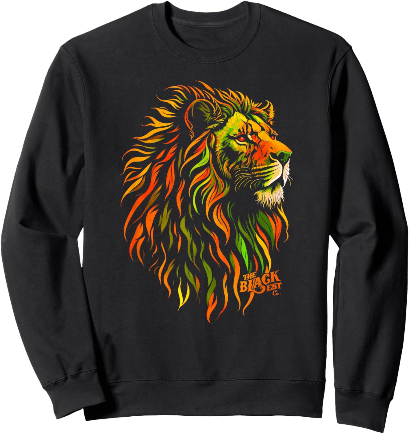 Celebrate Juneteenth African Lion Face Freedom Day 1865 Sweatshirt - Sweatshirt | Black