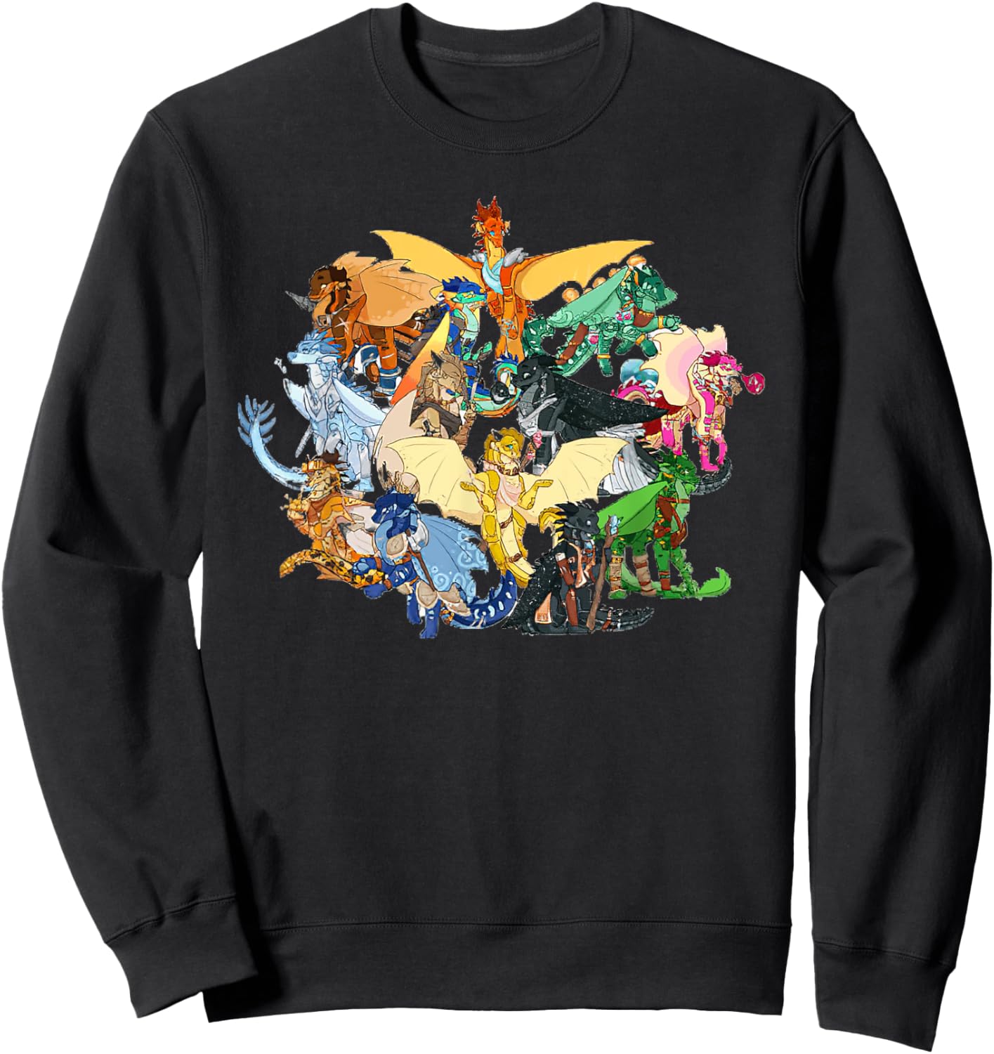 Wing of Fires Legends Fathom Darkstalker Clearsight Sweatshirt - Sweatshirt | Black