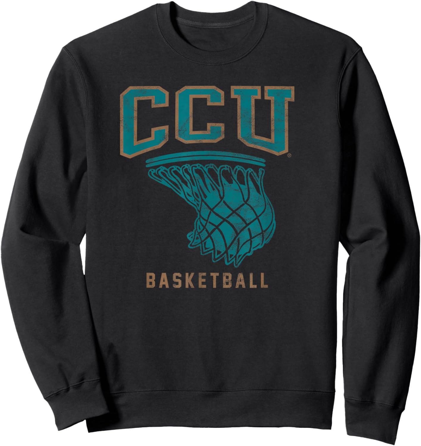 Coastal Carolina University CCU Basketball Sweatshirt - Sweatshirt | Black