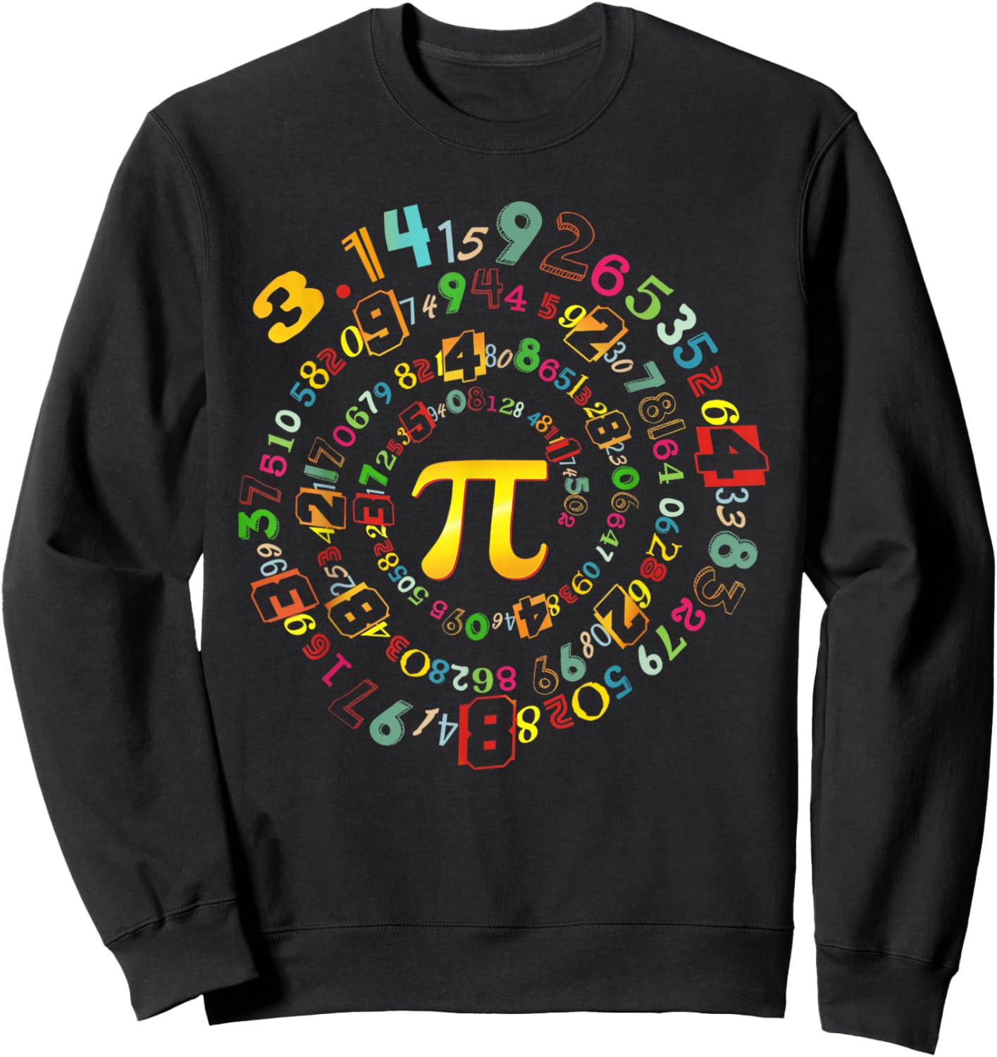 Pi 314 Math Pi Lovers Boy Girl Toddler Mathematic Pi Number Sweatshirt - Sweatshirt | Black