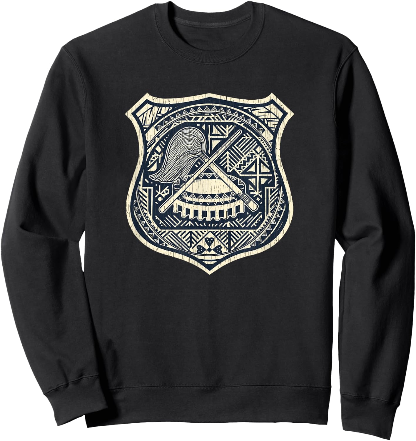 Vintage Tribal Samoan Seal - Samoa Sweatshirt - Sweatshirt | Black