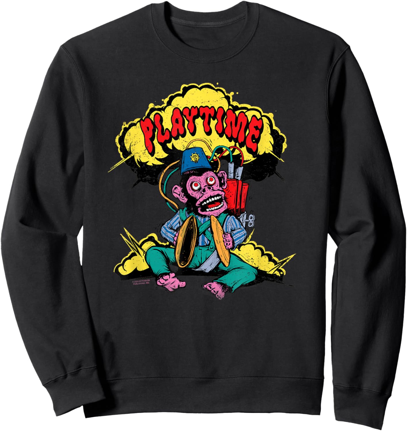 Call of Duty Monkey Bomb Sketch Gaming Sweatshirt - Sweatshirt | Black