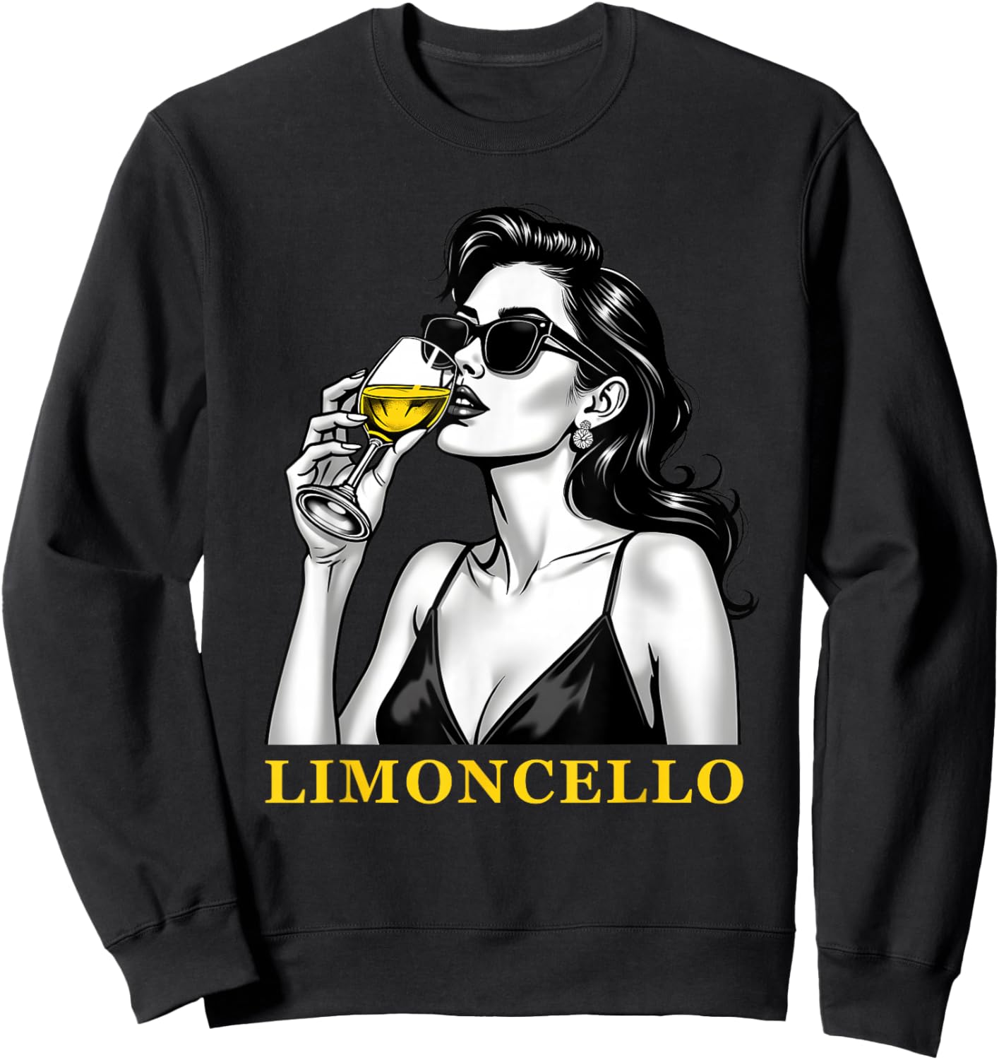 Limoncello Outfit Italienischer Likör Zitronenlikör Spritz Sweatshirt - Sweatshirt | Black