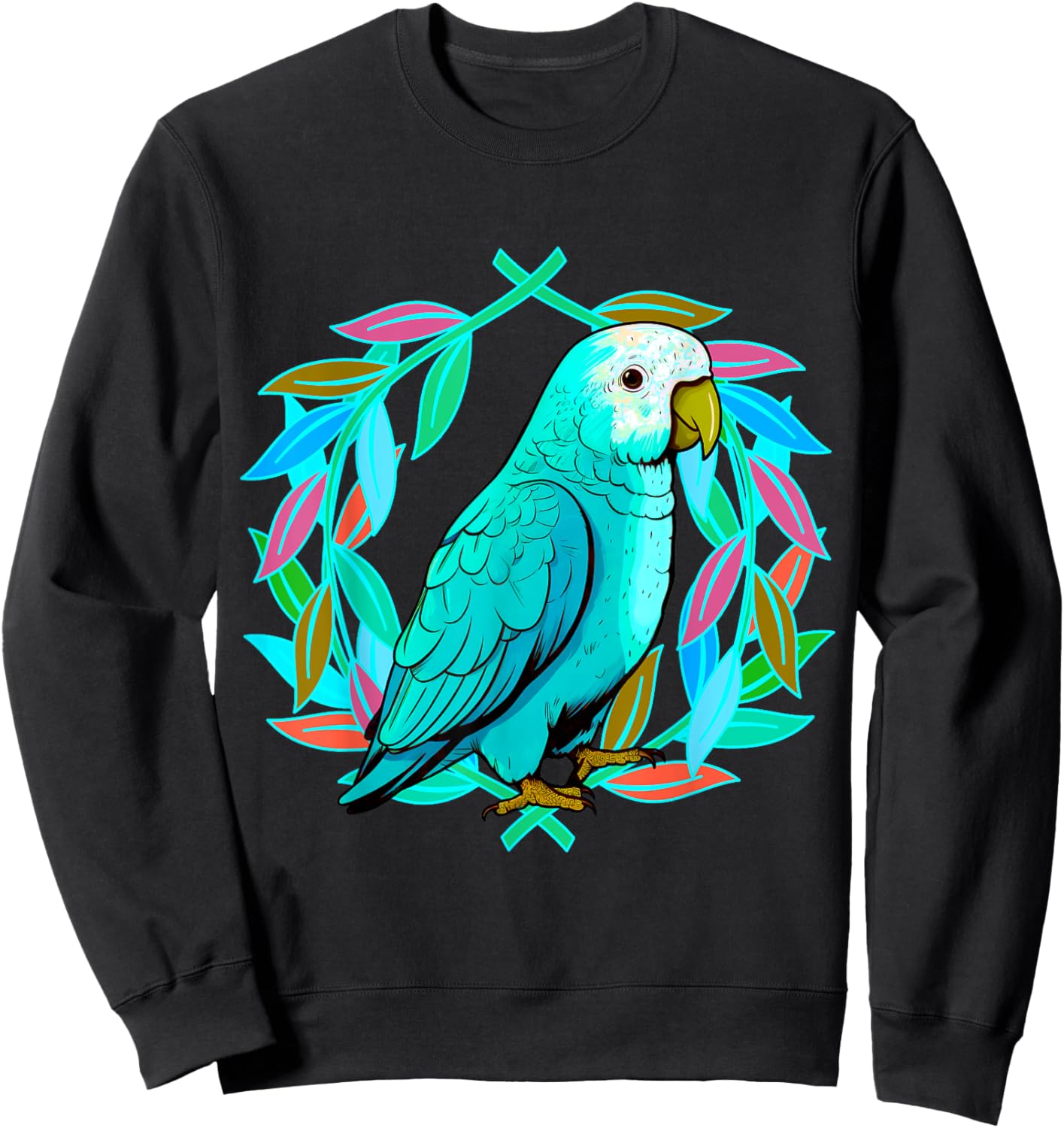 Parrot Parrot Bird Birds Child Children Birthday Sweatshirt - Sweatshirt | Black