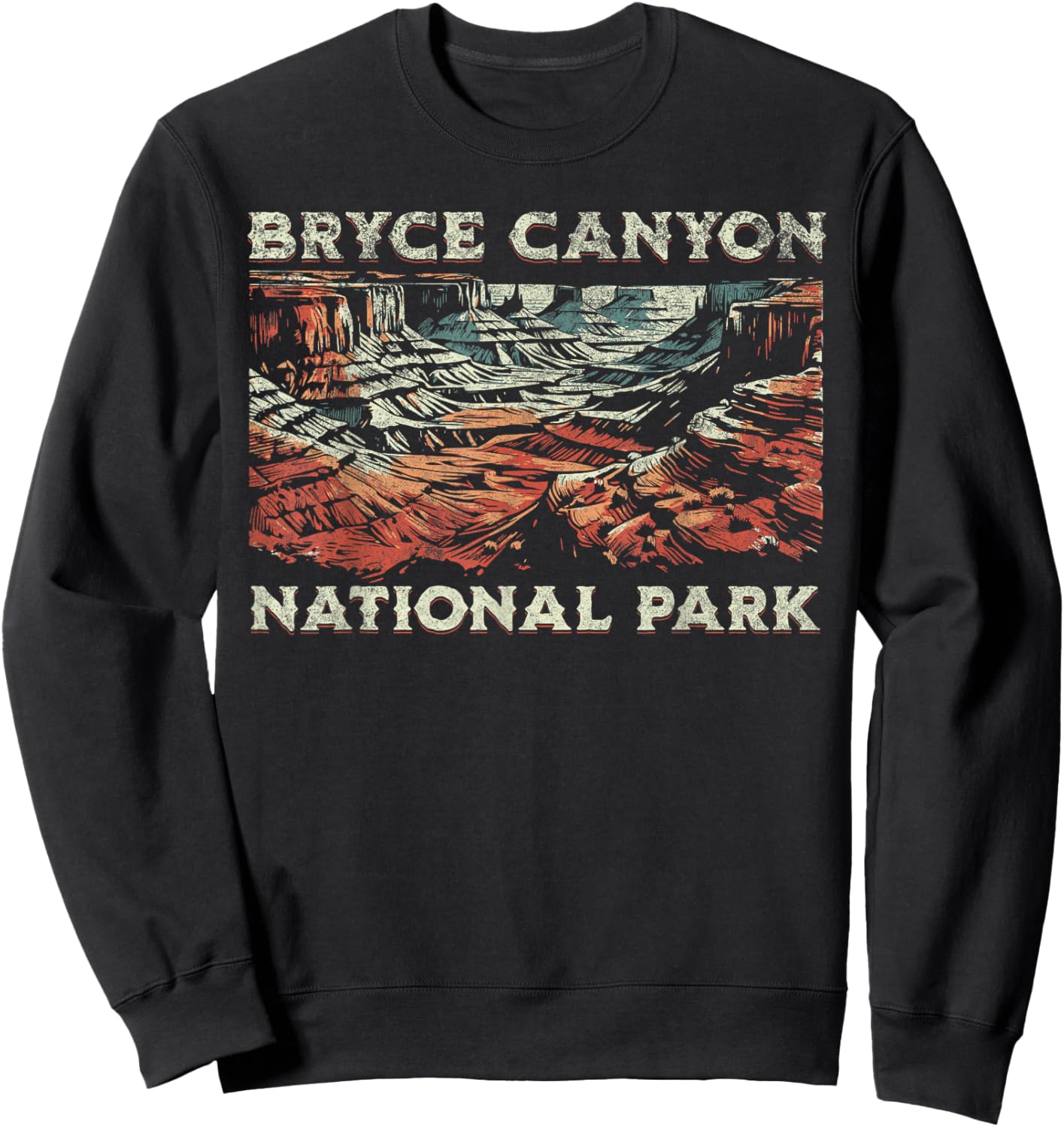 Bryce Canyon National Park , Small, Grey Sweatshirt - Sweatshirt | Black